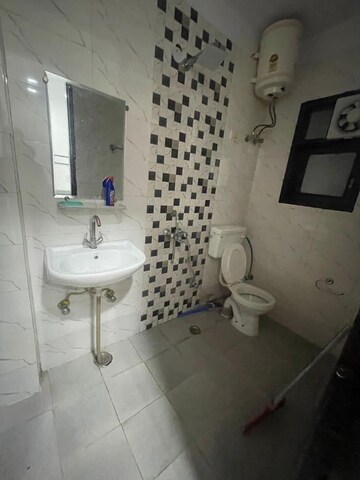 Bathroom in 1 BHK Builder Floor at Chattarpur – for Rent