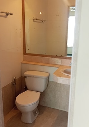 Bathroom in 3 BHK Apartment at Hiranandani Estate Spenta, Ghodbunder Road – for Sale
