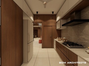 Kitchen in 4 BHK Villa at Science City – for Sale
