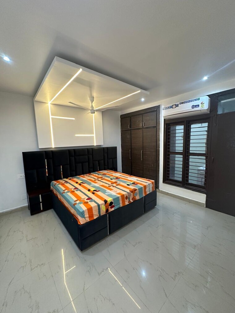 Bedroom, maya-garden-city 3 Bedroom 1730 Sq.Ft. Apartment In Lohgarh Zirakpur 9523767