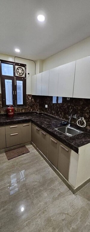 Kitchen in 1 BHK Builder Floor at Chattarpur – for Rent