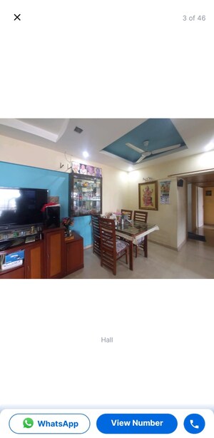 Living Room in 1 BHK Apartment at Kunal Apartment CHS, Bhandup East – for Rent