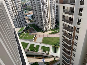 Balcony in 3 BHK Apartment at Aparna Serene Park, Kondapur – for Rent