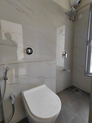 Bathroom in 3 BHK Apartment at Sahakar Revanta, Goregaon West – for Rent