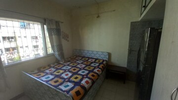 Bedroom in 1 BHK Apartment at Sankalp Sahanivas, Goregaon East – for Rent