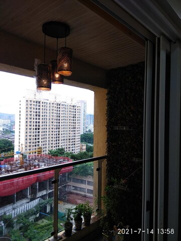 Balcony in 1 BHK Apartment at Ochna Thane West, Dhokali – for Rent