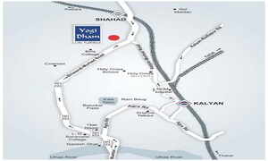 1 BHK Apartment – Map Location View at Yogi Ajmera Bliss, Kalyan West - for Sale