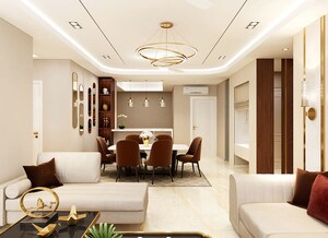 Living Room in 2 BHK Apartment at M3M Capital, Sector 113 – for Sale