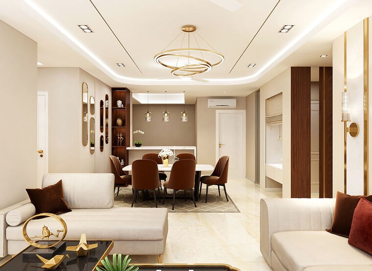 Living Room, m3m-capital 2 Bedroom 1310 Sq.Ft. Apartment In Sector 113 Gurgaon 9524486