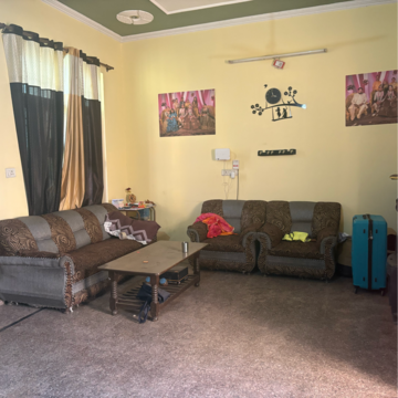 Living Room in 1 BHK Penthouse at Sector 02 – for Rent