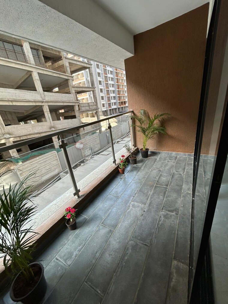 Balcony, unique-youtopia 3 Bedroom 1200 Sq.Ft. Apartment In Kharadi Pune 9524698