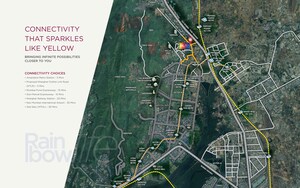 3 BHK Apartment – Map Location View at Ellora Rainbow Life, Rohinjan - for Sale