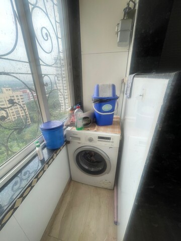 Balcony in 3 BHK Apartment at Raheja Acropolis, Deonar – for Rent