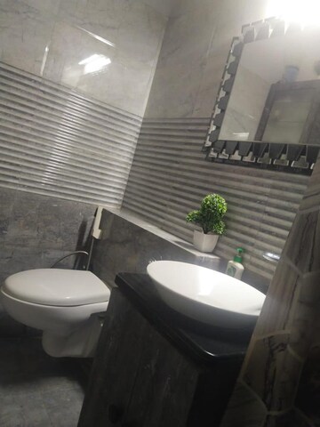 Bathroom in 2 BHK Apartment at Sethia Grandeur, Bandra East – for Rent