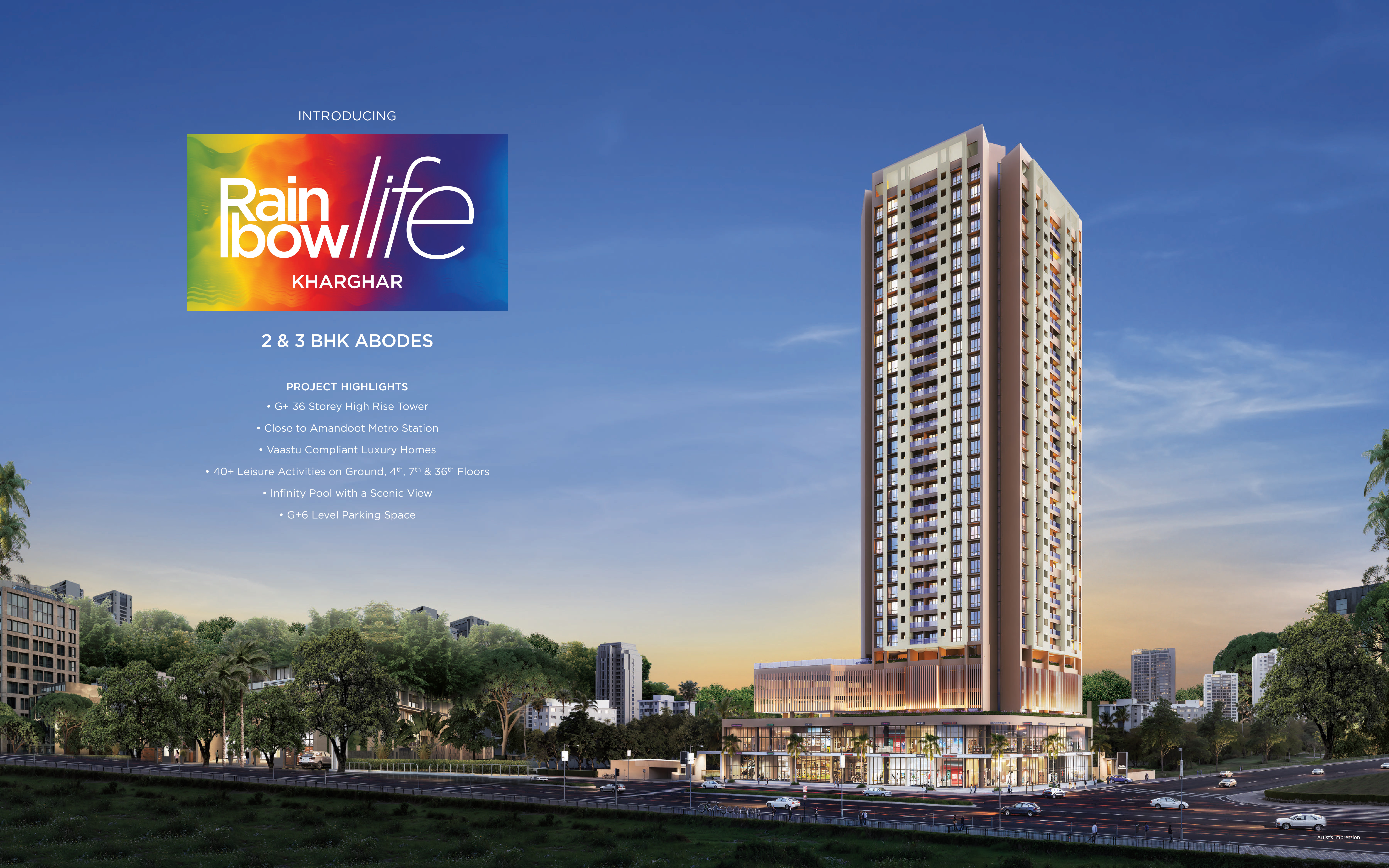 3 BHK + Extra Room 897 Sq.Ft. Apartment in Ellora Rainbow Life