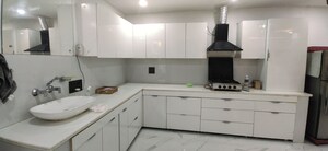 Kitchen in 3 BHK Builder Floor at Sector 9 Panchkula – for Rent
