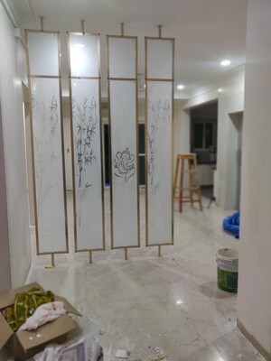 Staircase in 4 BHK Villa at Aditya Summit, Shaikpet – for Rent