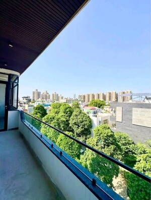 Balcony in 3 BHK Apartment at Freedom Fighters Enclave – for Rent