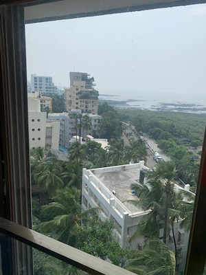 Balcony in 2 BHK Apartment at Landmark Building Bandra West, Bandra West – for Rent