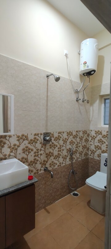 Bathroom in 1 BHK Builder Floor at Yemalur – for Rent