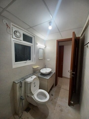 Bathroom in 3 BHK Apartment at Bhartiya City Nikoo Homes II, Thanisandra Main Road – for Rent