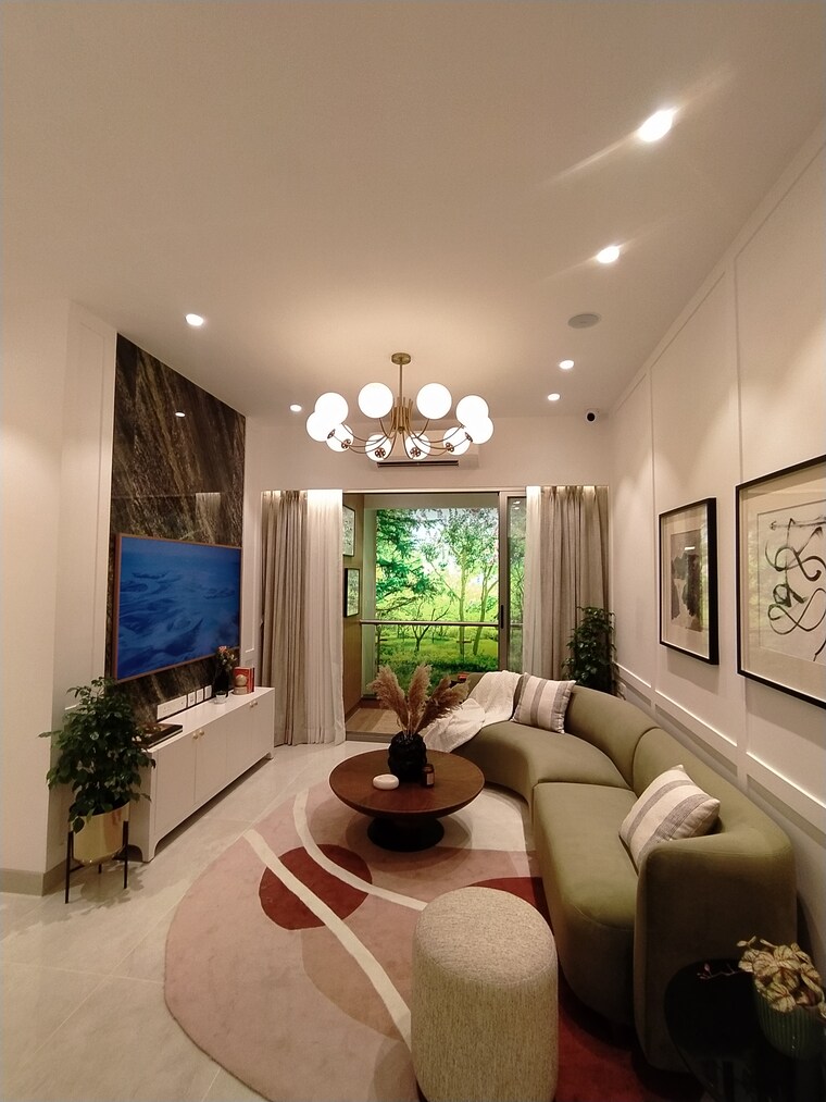 Living Room, prestige-garden-trails 2 Bedroom 680 Sq.Ft. Apartment In Mira Road Thane 9525627