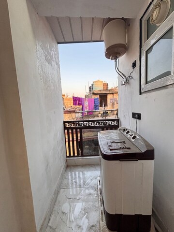 Balcony in 1 BHK Apartment at Freedom Fighters Enclave – for Rent