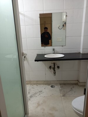 Bathroom in 3 BHK Builder Floor at Sharad Vihar, Karkardooma – for Rent