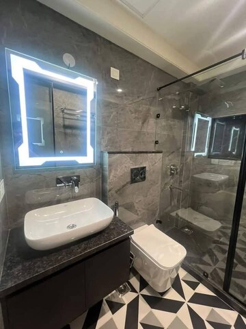 Bathroom in 3 BHK Apartment at Saket – for Rent