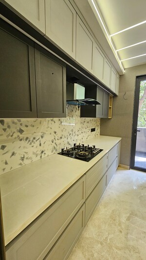 Kitchen in 4 BHK Builder Floor at Ansal Sushant Floors, Sushant Lok ii – for Sale