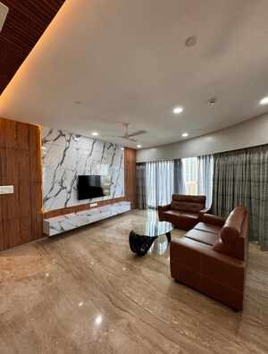 Living Room in 2 BHK Apartment at Worli – for Rent