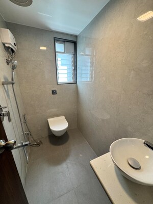 Bathroom in 2 BHK Apartment at Prabhadevi – for Rent
