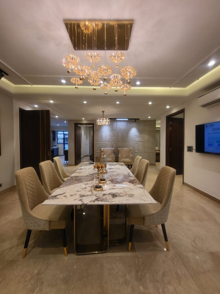 Living Room, omaxe-designer-villas-mayfield-garden 4 Bedroom 4500 Sq.Ft. Builder Floor In Sector 51 Gurgaon 9526369