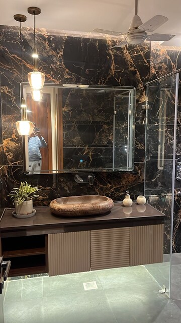 Living Room in 4 BHK Builder Floor at Sushant Lok I – for Sale