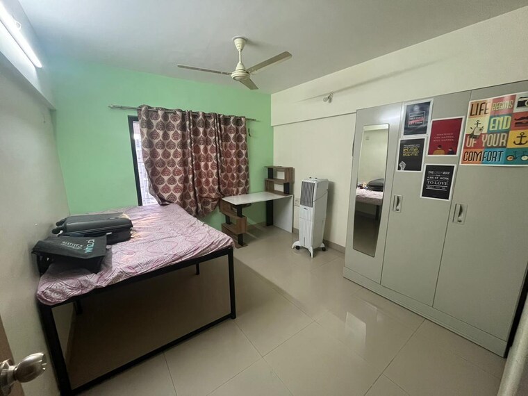 Living Room, bu-bhandari-acolade 3 Bedroom 1600 Sq.Ft. Penthouse In Kharadi Pune 9526405