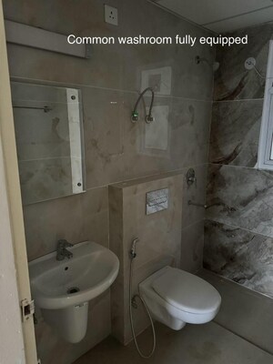 Bathroom in 3 BHK Apartment at Omaxe R2, Gomti Nagar – for Sale