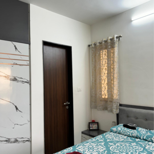 Bedroom in 2 BHK Apartment at VJ Yashwin Nuovo Centro, Wakad – for Rent