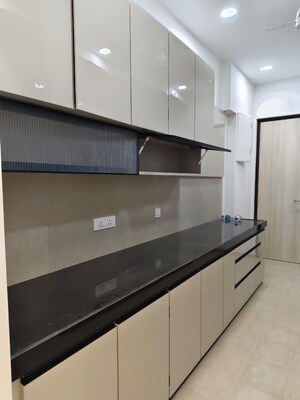 Kitchen in 3 BHK Apartment at Adani Ten BKC, Bandra East – for Rent