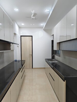 Kitchen in 3 BHK Apartment at Adani Ten BKC, Bandra East – for Rent