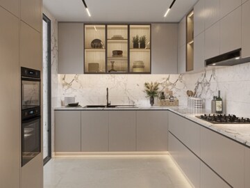 Kitchen in 3 BHK Apartment at M3M Capital, Sector 113 – for Sale