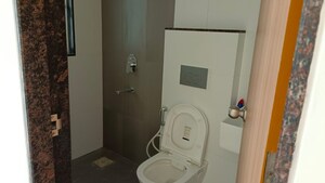 Bathroom in 1 BHK Apartment at Dharti Presidio, Malad West – for Rent