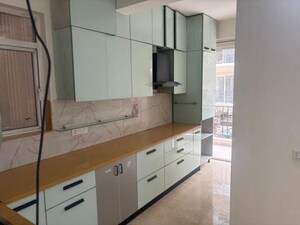 Kitchen in 3.5 BHK Builder Floor at Central Park Flower Valley Aqua Front Towers, Sohna Sector 33 – for Rent