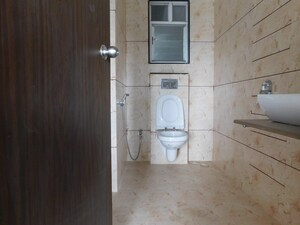 Bathroom in 3 BHK Apartment at RR Lunkad 66 Avenue, Pimple Nilakh – for Rent