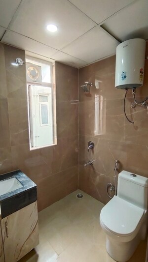 Bathroom in 3 BHK Builder Floor at Saket – for Rent