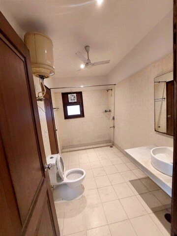 Attached Bathroom in 3 BHK Builder Floor at Greater Kailash I – for Rent