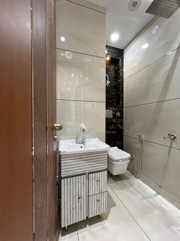 Bathroom in 4 BHK Builder Floor at Saket – for Rent