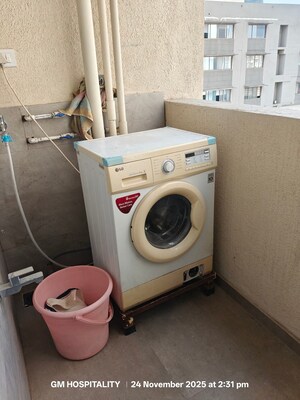 Bathroom in 2 BHK Builder Floor at Saket – for Rent