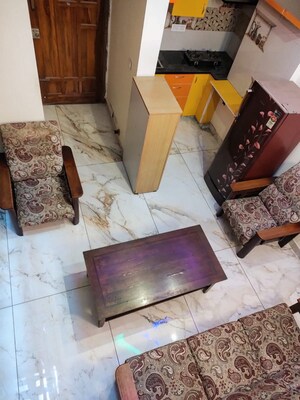 Living Room in 3 BHK Builder Floor at Saket – for Rent