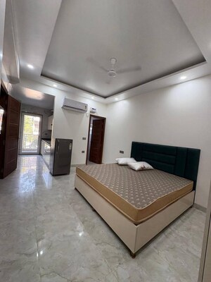 Living Room in 1 BHK Builder Floor at Malviya Nagar – for Rent