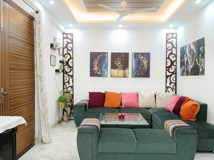 Living Room, saket 3 Bedroom 1250 Sq.Ft. Builder Floor In Saket Delhi 9526849